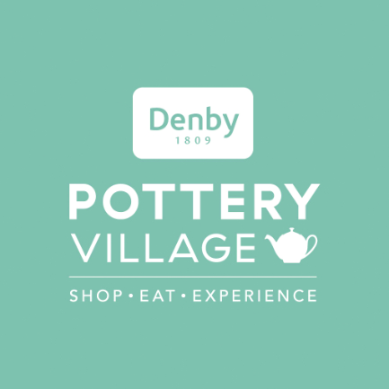 Denby Pottery Village Logo 1 Colour Background copy