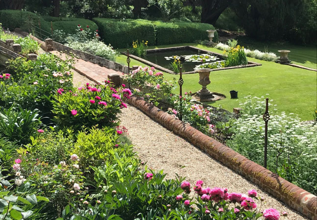 Stonor Manor Gardens Lush Pathway