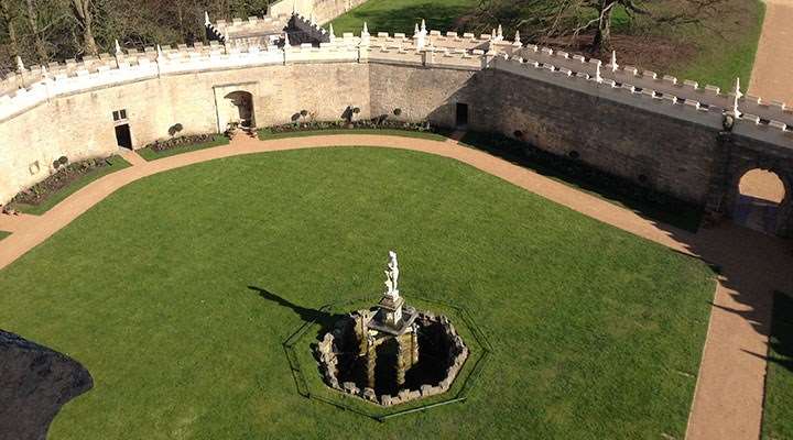 fountain garden