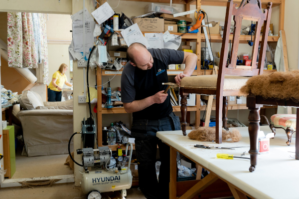 coach house interiors workroom