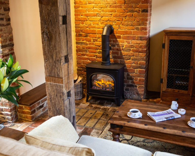 The Priory Suite lounge at The Swan at Lavenham photo Matt Finch 768x614